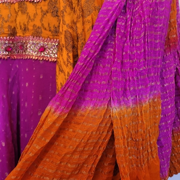 indian churidar set / indian salwar set - Picture 3 of 4
